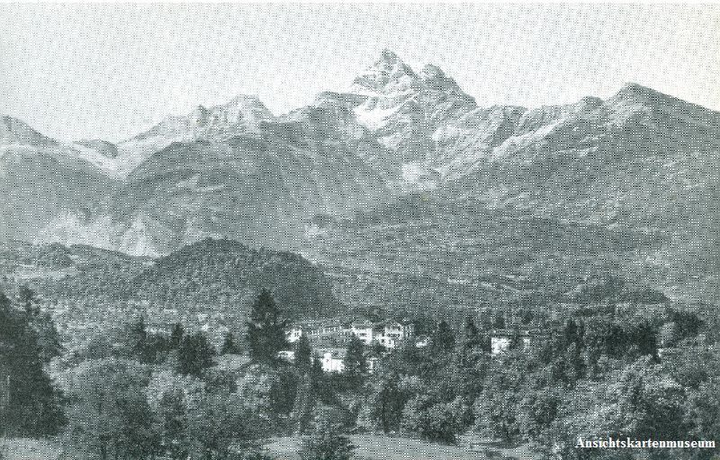 Cartoline postali: Bex - Hôtel des Salines ... + 1954 – Usato da Emmenbrücke venduto da teestube