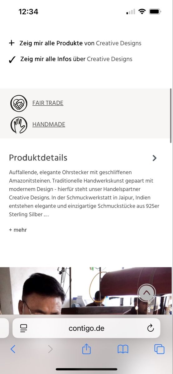 Ohrringe & -stecker: Fairtrade Ohrstecker Silber mit Amazonit – Neu (gemäss Beschreibung) aus Wil SG von aiy_fnm9 4