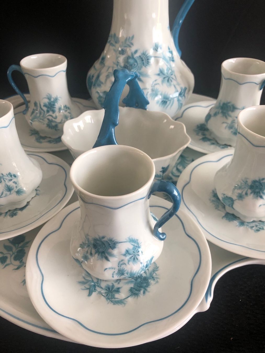 Teiere: Limoges RAR Kaffeekanne set mit Tablette 13STK – Usato da Oberglatt ZH venduto da ssch81 3