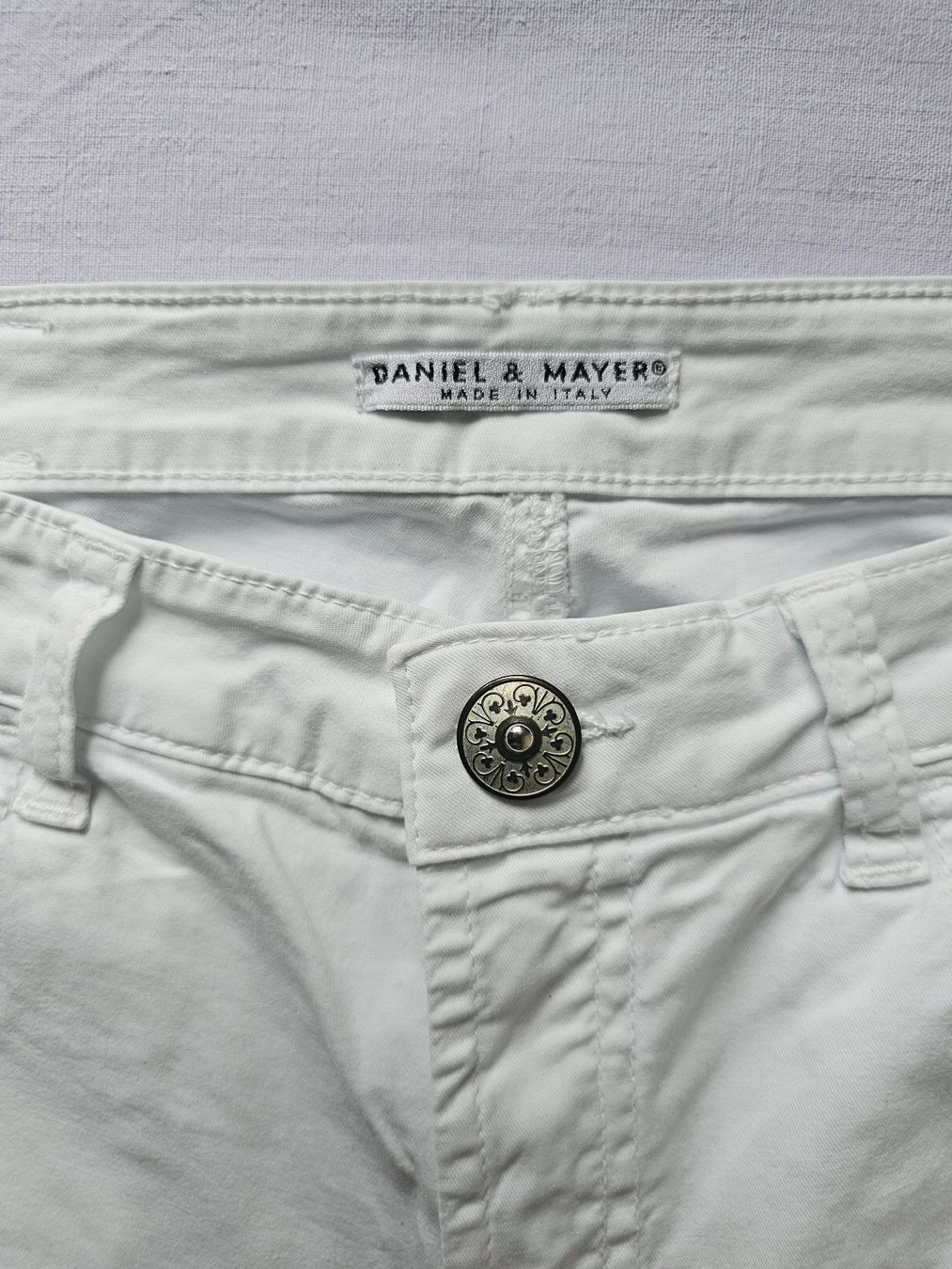 Pantaloni: Weisse Sommer Hose, Daniel & Mayer, Gr. XS – Usato da Ried-Brig venduto da Zzyzx 3
