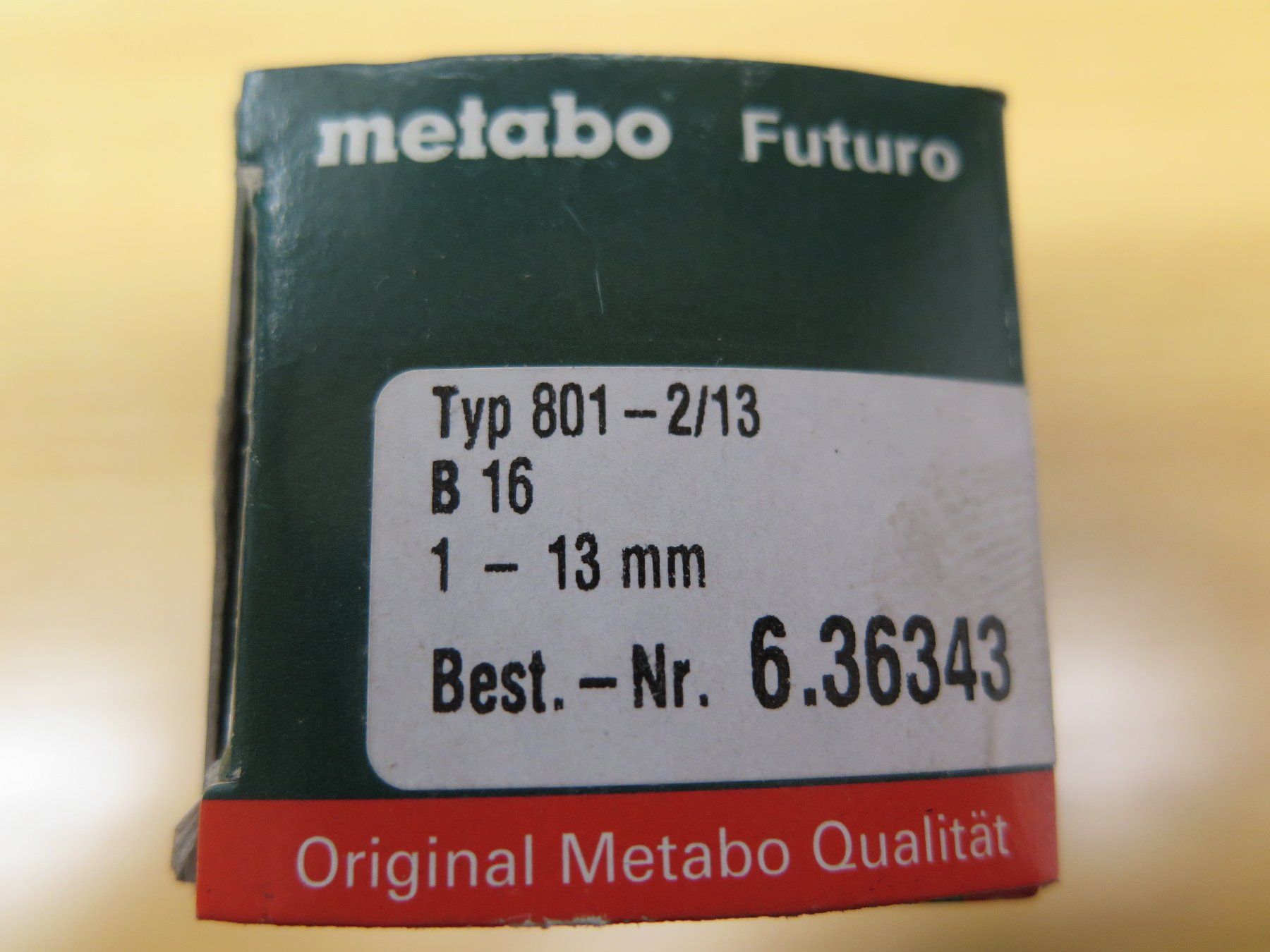Metabo Trapani: Neues Metabo Schnellspannbohrfutter – Nuovo e nell'imballaggio originale da Rümligen venduto da StefanDerendinger 1
