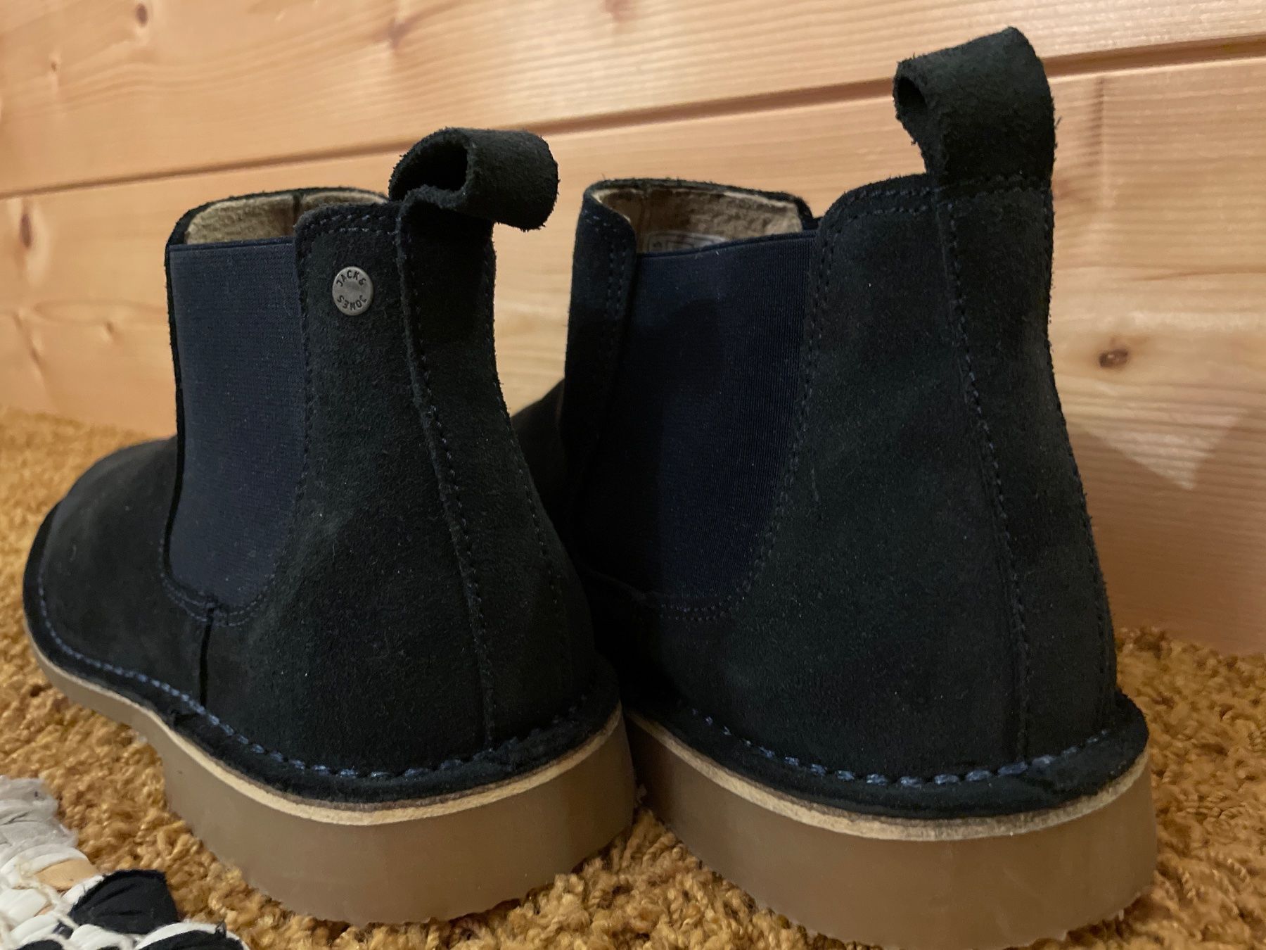 Jack & Jones Scarpe da uomo: Dunkelblaue JACK & JONES Stiefeletten / Boots Gr. 43 – Usato da Frasnacht venduto da GracyStore 4