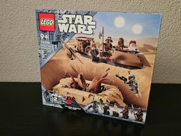Neues LEGO Star Wars 75396 Desert Skiff Escape Set