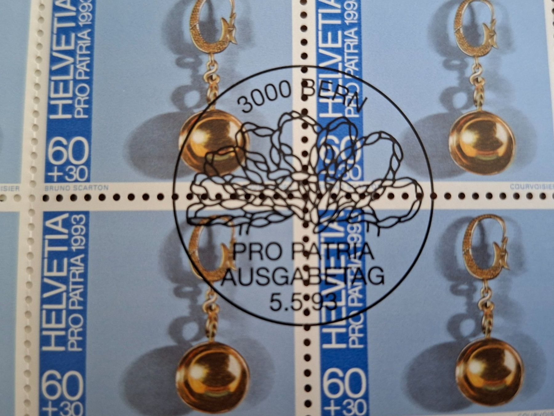Tutti i francobolli: Markenheftchen: Pro Patria 1993 – Nuovo (secondo la descrizione) da Hinterkappelen venduto da 1399 4