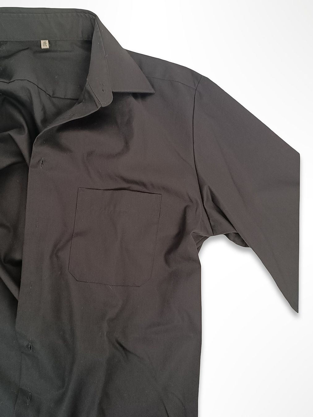 Camicie: Herrenhemd Schwarz Gr. 40 – Usato da Suhr venduto da Restwert_Suhr 3