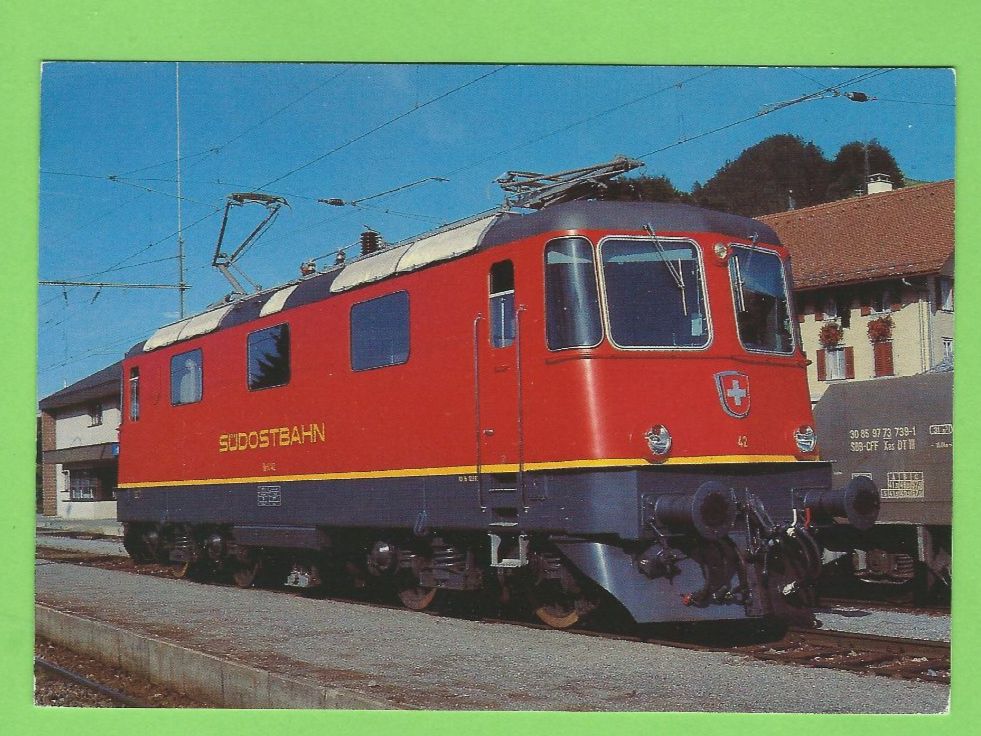 Ansichtskarten: Südostbahn Lok – Gebraucht aus Zürich von t24_de