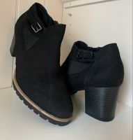 Stiefeletten schwarz Velours Grösse 39
