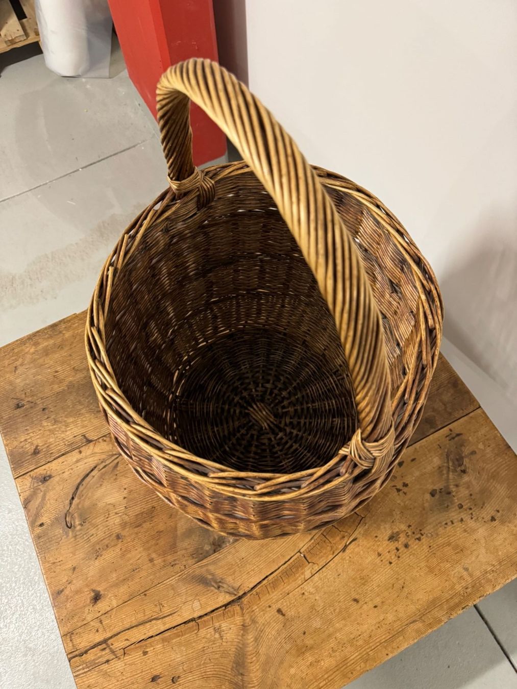 Sonstiges für Haushalt & Wohnen: Authentic Antique French Wicker Basket – Gebraucht aus Oeschseite von -Luxury-On-Line- 1