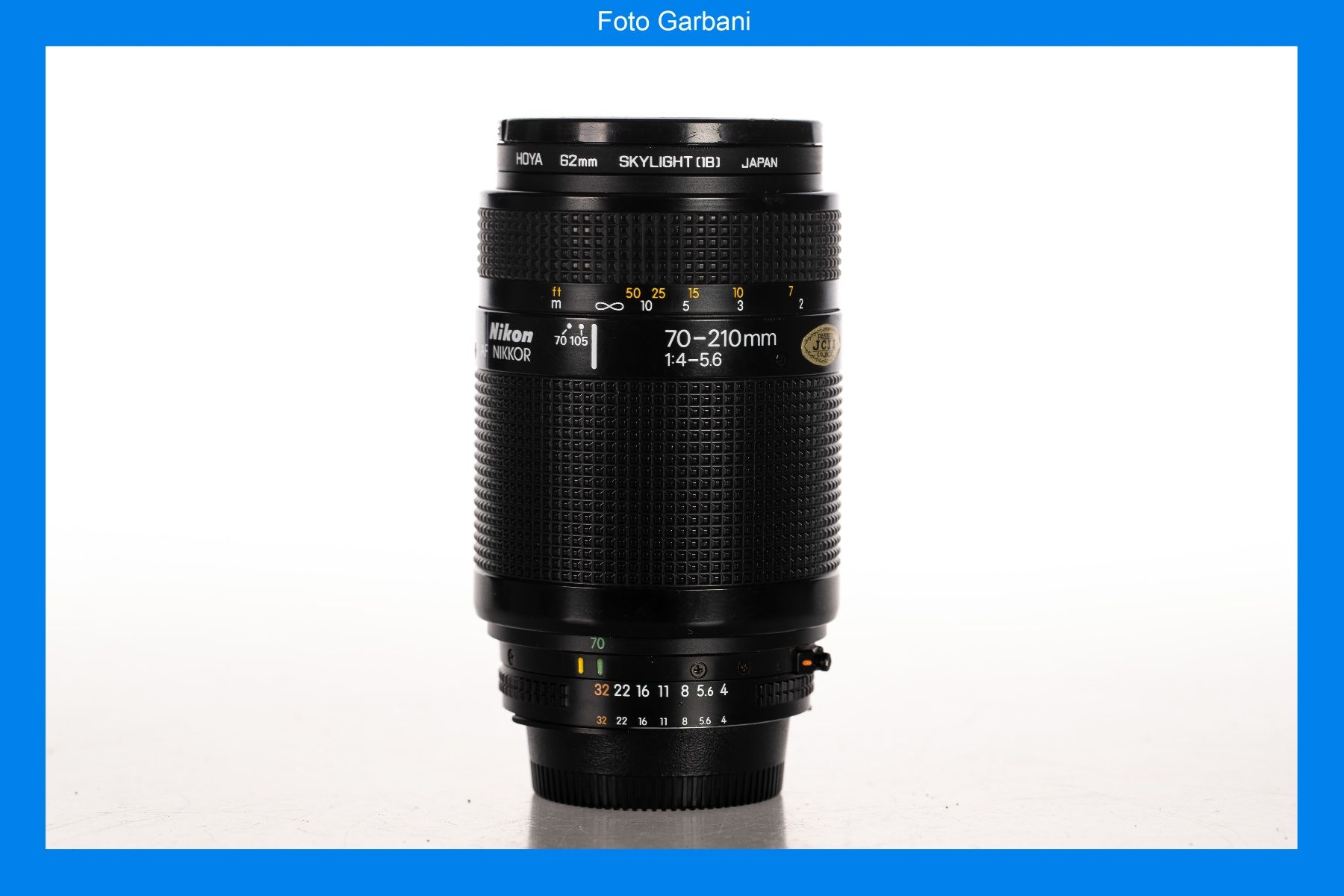 Nikon Obiettivi: Nikon AF 70-210mm f4-5.6 – Usato da Muralto venduto da FotoGarbani