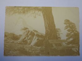 Antike Postkarte Ansichtskarte Zermatt Riffelalp 1926