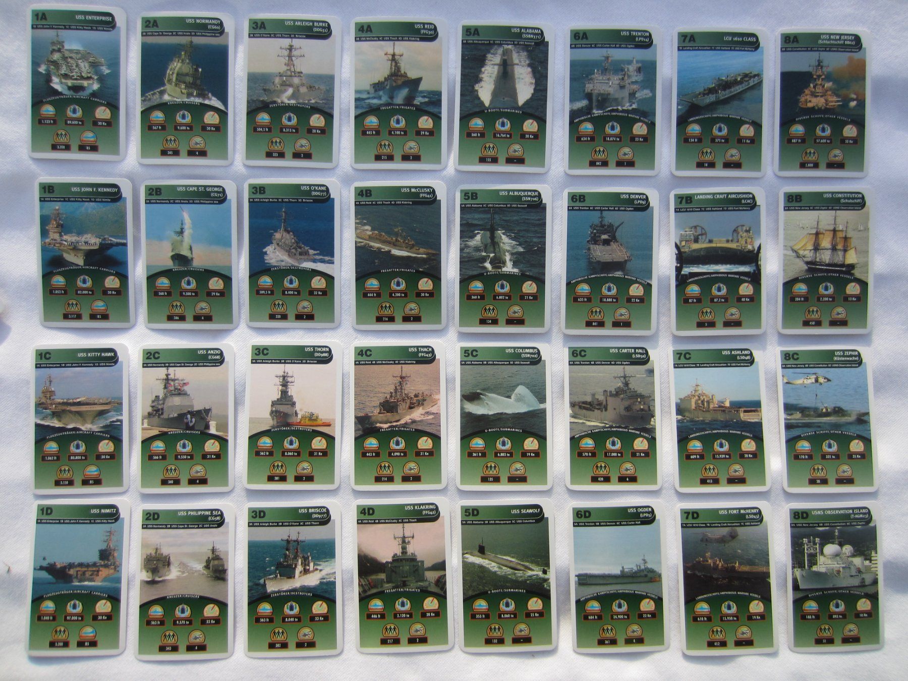 Spiele: QUARTETT WARSHIPS PIATNIK FABRIKNEU – Neu und originalverpackt aus Sursee von Tschiger 1
