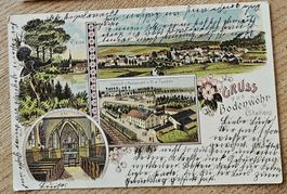 BAYERN - litho Gruss aus BODENWÖHR