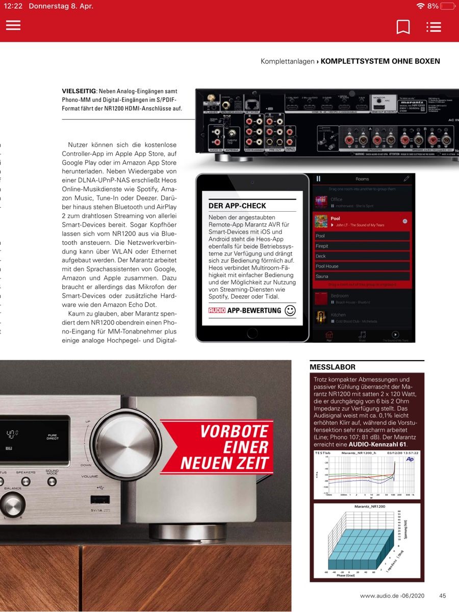 Marantz Lettore multimediale & Streamer: Marantz NR1200 Streaming Receiver  – Usato da Ittigen venduto da Manuweng 4