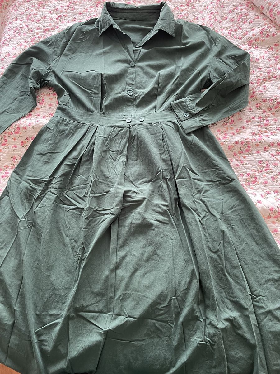 Vestiti: Langes Vintage Kleid Gr.46/48 – Usato da Stallikon venduto da BaumArt 4