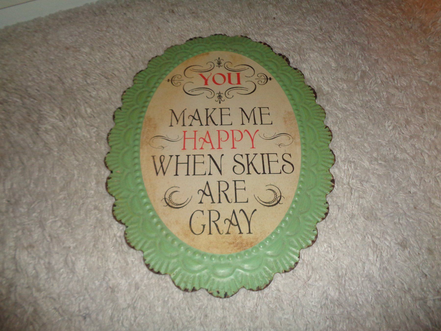 Schilder: *** grosses Blechschild *** / Shabby – Gebraucht aus Othmarsingen von Leuchtturmlady 2