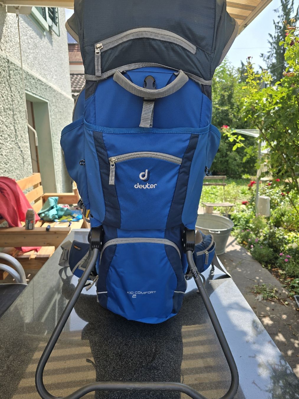Deuter Marsupi portabebè: Deuter Kindertrage blau Kid Comfort 2 – Usato da Niedergösgen venduto da TuTGuT 2