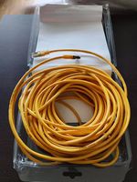 Câble Ethernet patch FTP cat. 5e jaune, 20 mètres (neuf)