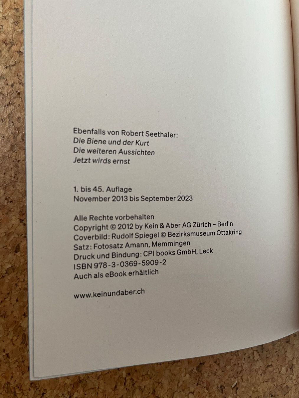 Libri: Taschenbuch "Der Trafikant", Robert Seethaler – Usato da Grosswangen venduto da Vita500 2