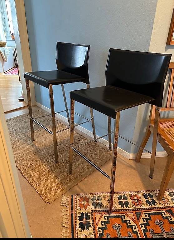 Hocker: Barhocker aus Leder – Gebraucht aus Zürich von Die_Lily