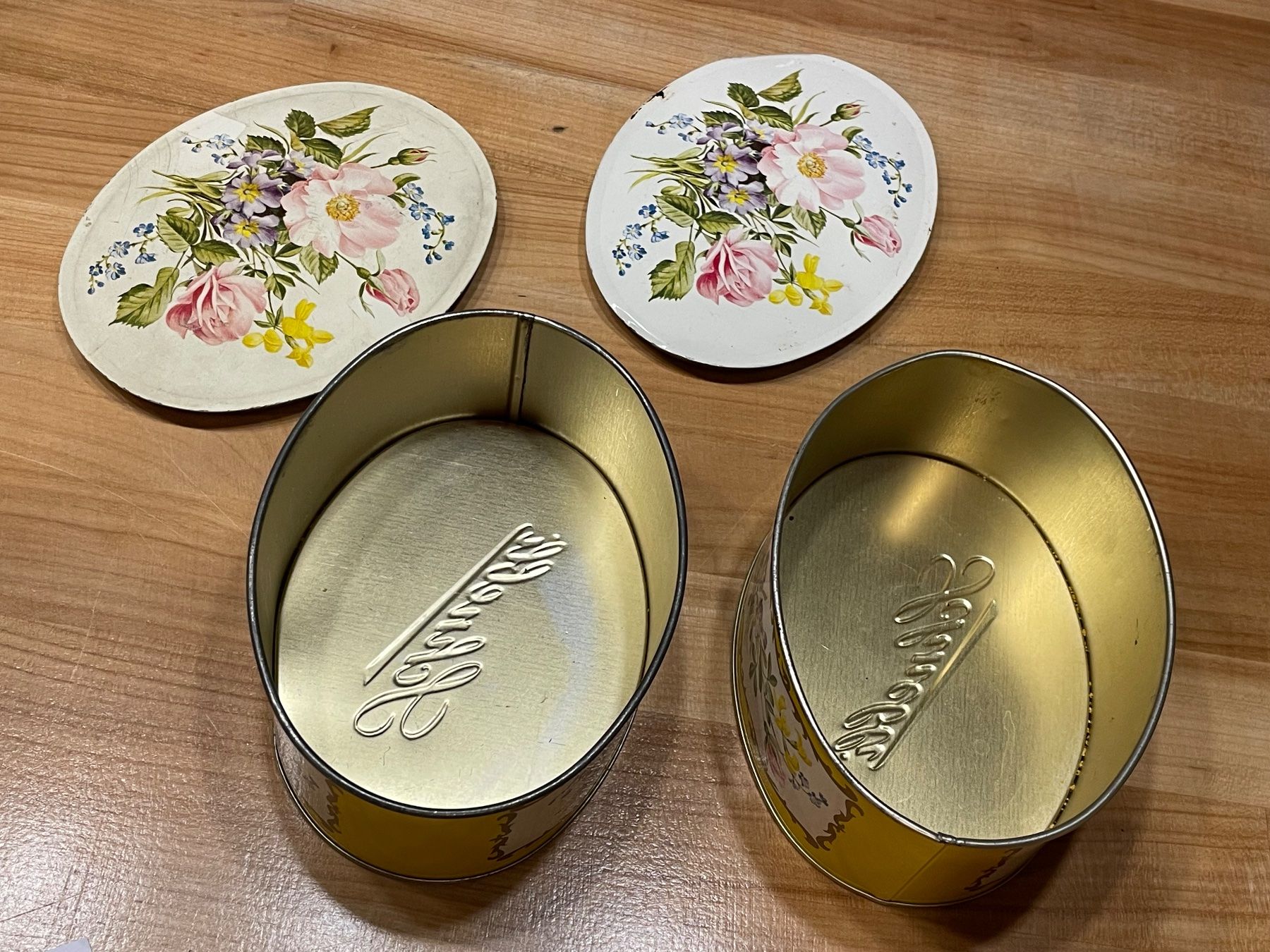 Tutte le decorazioni: 2er Set Blechdosen alt – Usato da Rümlang venduto da euqinom16 3