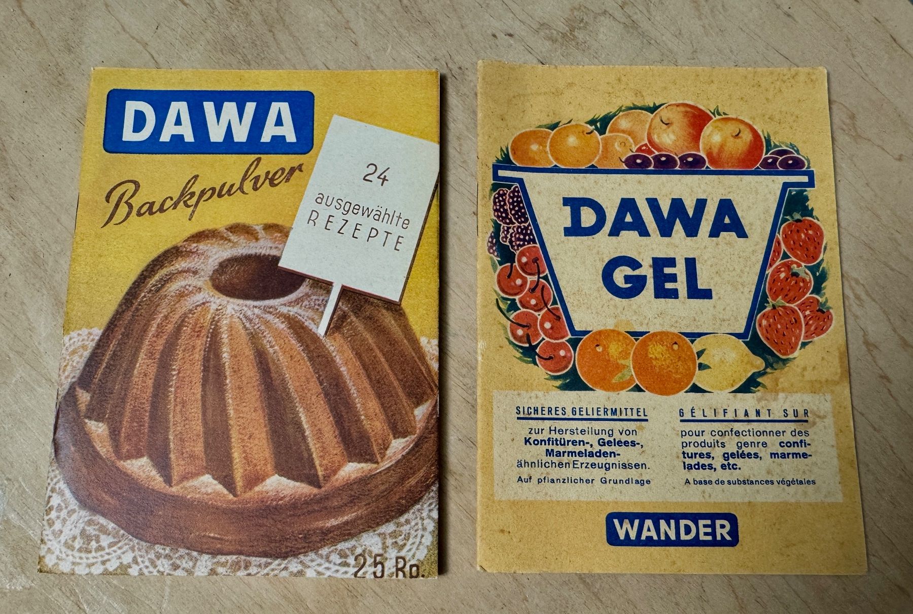 Bücher: 2 x DAWA WANDER Kochbuch Rezeptbüchlein alt – Gebraucht aus Rothrist von Luckywinner