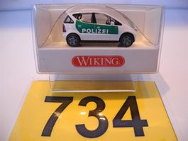 Wiking 104 18 30 Polizei A-Klasse, Nr. 734