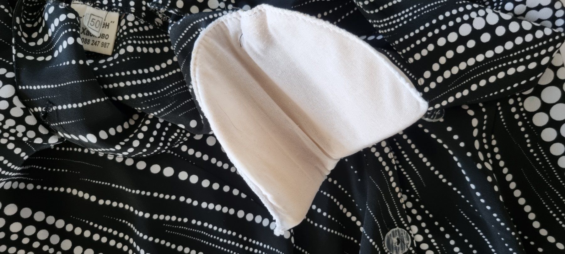 Vestiti: Langes Kleid schwarz/weiss gr.50 – Usato da Grossdietwil venduto da GNOM313 5