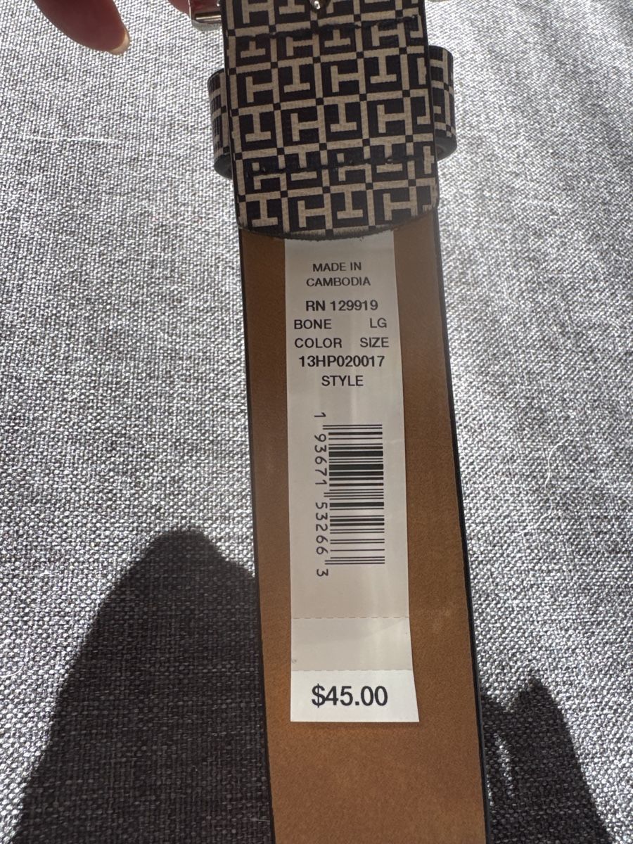 Tommy Hilfiger Cinture: Gürtel Hilfiger (110cm) – Nuovo (secondo la descrizione) da Vezia venduto da sidu03 1
