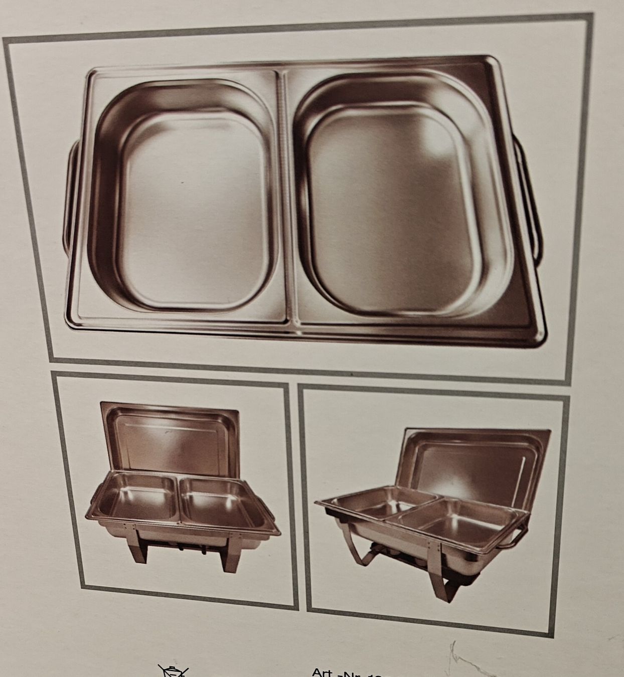 Küchengeräte: Chafing Dish Profi – Neu (gemäss Beschreibung) aus Lätti von saendae 1