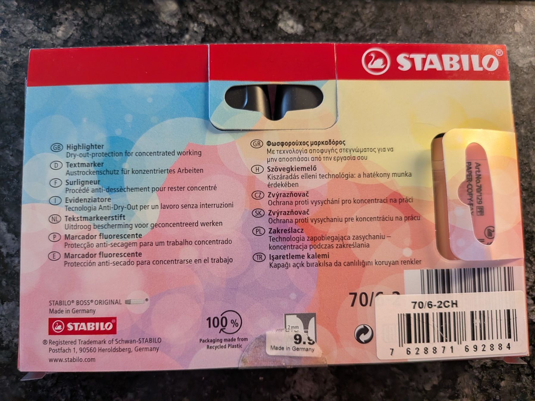 Stabilo Penna & Evidenziatori: Stabilo Boss Pastel original – Nuovo e nell'imballaggio originale da Bern venduto da DEGER 1