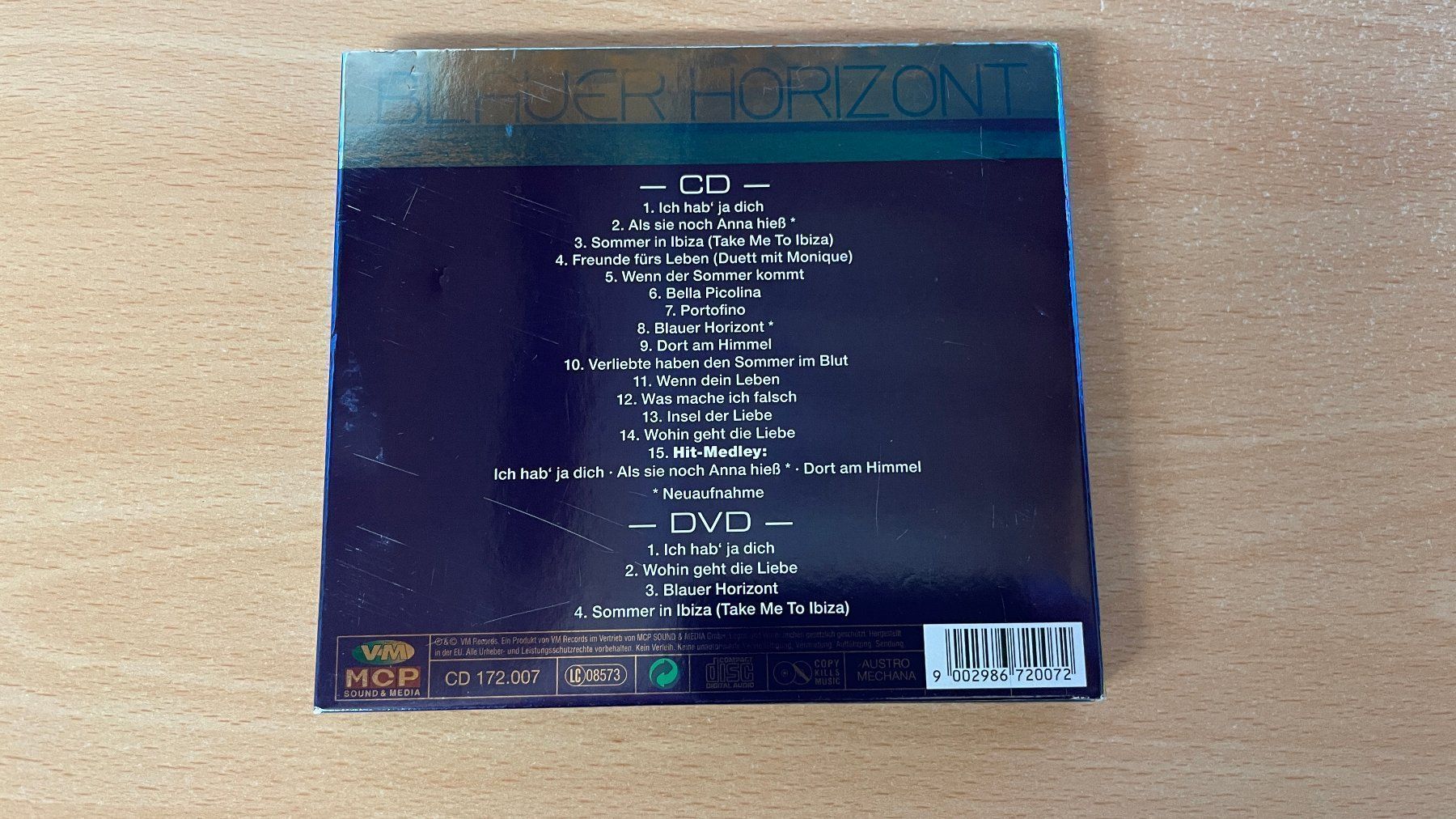 CD: Andy Borg - Blauer Horizont (CD & Bonus DVD) - ok – Usato da Glattfelden venduto da cybermaxx 1