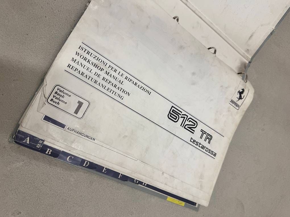 Libri: Arbeitsrichtzeiten Ferrari Testarossa – Usato da Meilen venduto da SimoKutlin46 1