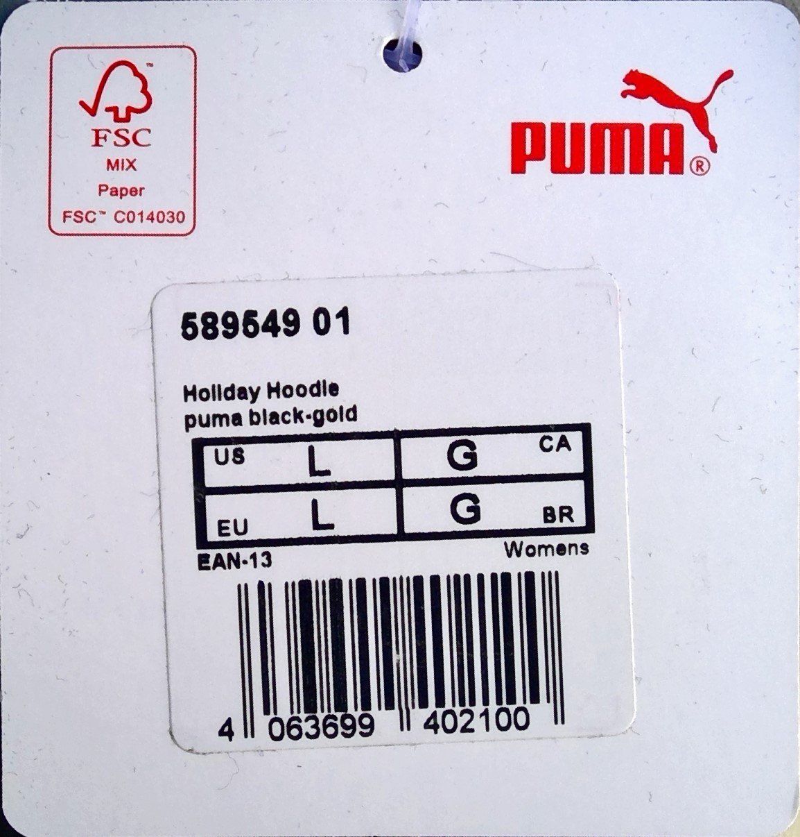 Puma Maglioni & Felpe: Pullover à capuche noir PUMA & doré, taille L, NEUF – Nuovo e nell'imballaggio originale da Agiez venduto da chouchanelle 7