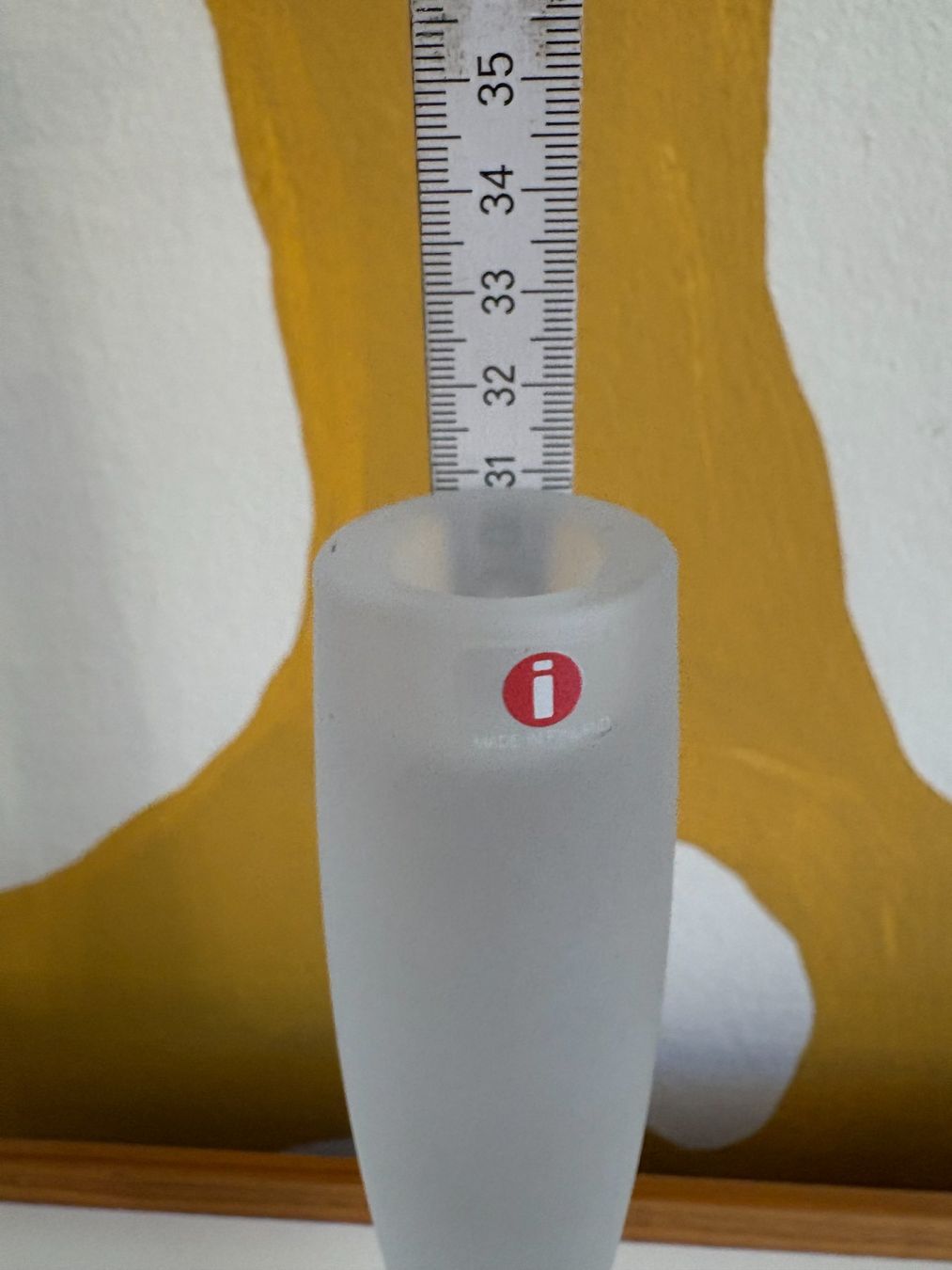 Iittala Portacandele: Iittala "Marcel" Glas Kerzenständer Timo Sarpaneva 31 cm – Usato da Zürich venduto da timeless.tones 4