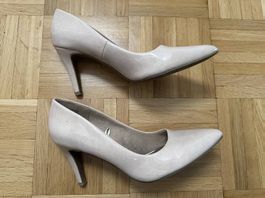Pumps Via Vai Rosa beige spitz zulaufend