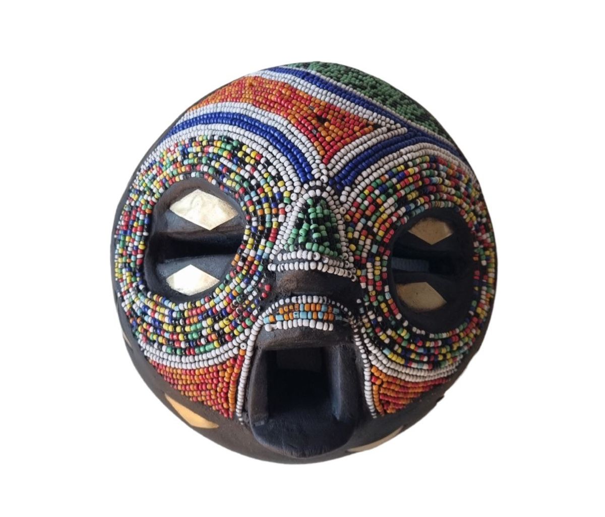 Arte internazionale: Perlenmaske Dekoration – Nuovo e nell'imballaggio originale da Biel/Bienne venduto da COINCECILE