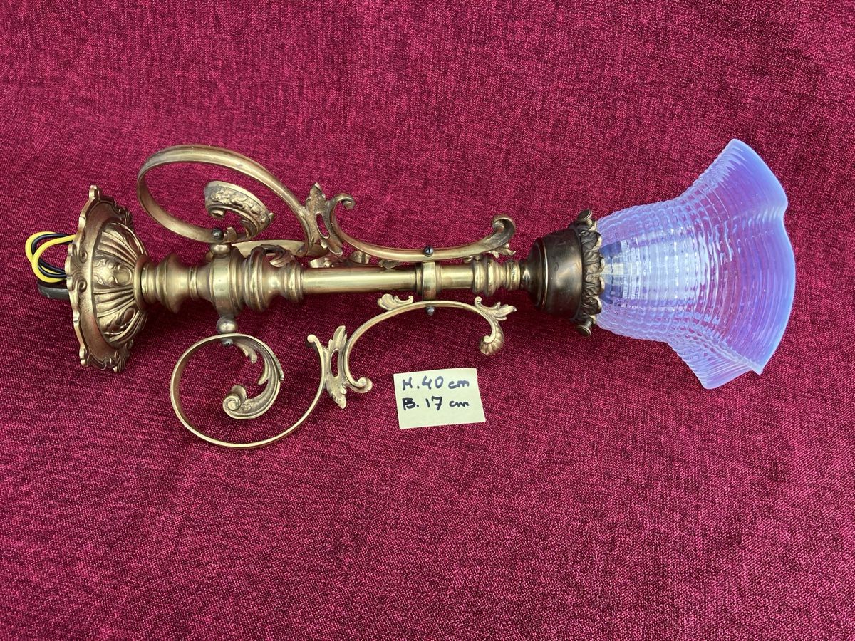 Lampadari & plafoniere: Antik Jugendstil  Deckenlampe mit Opalinglas – Usato da Zürich venduto da otomado 3