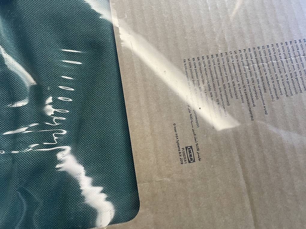 Tessuti: IKEA LINANÄS Sofaüberzug Sofaschoner 3er-Sofa mit Récamiere – Usato da Dübendorf venduto da Aber_trotzdem 4