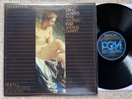 Mozart Smetana Quartet String Quartets Japan LP GEWASCHEN