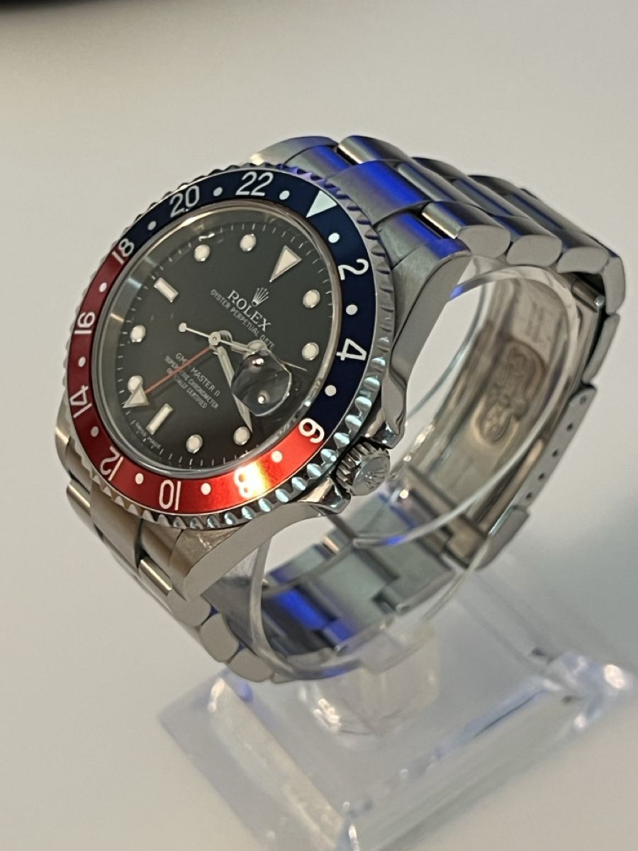 Rolex Orologi: Rolex GMT Master II 16710 Pepsi – Usato da Genève venduto da Schahzad1 2