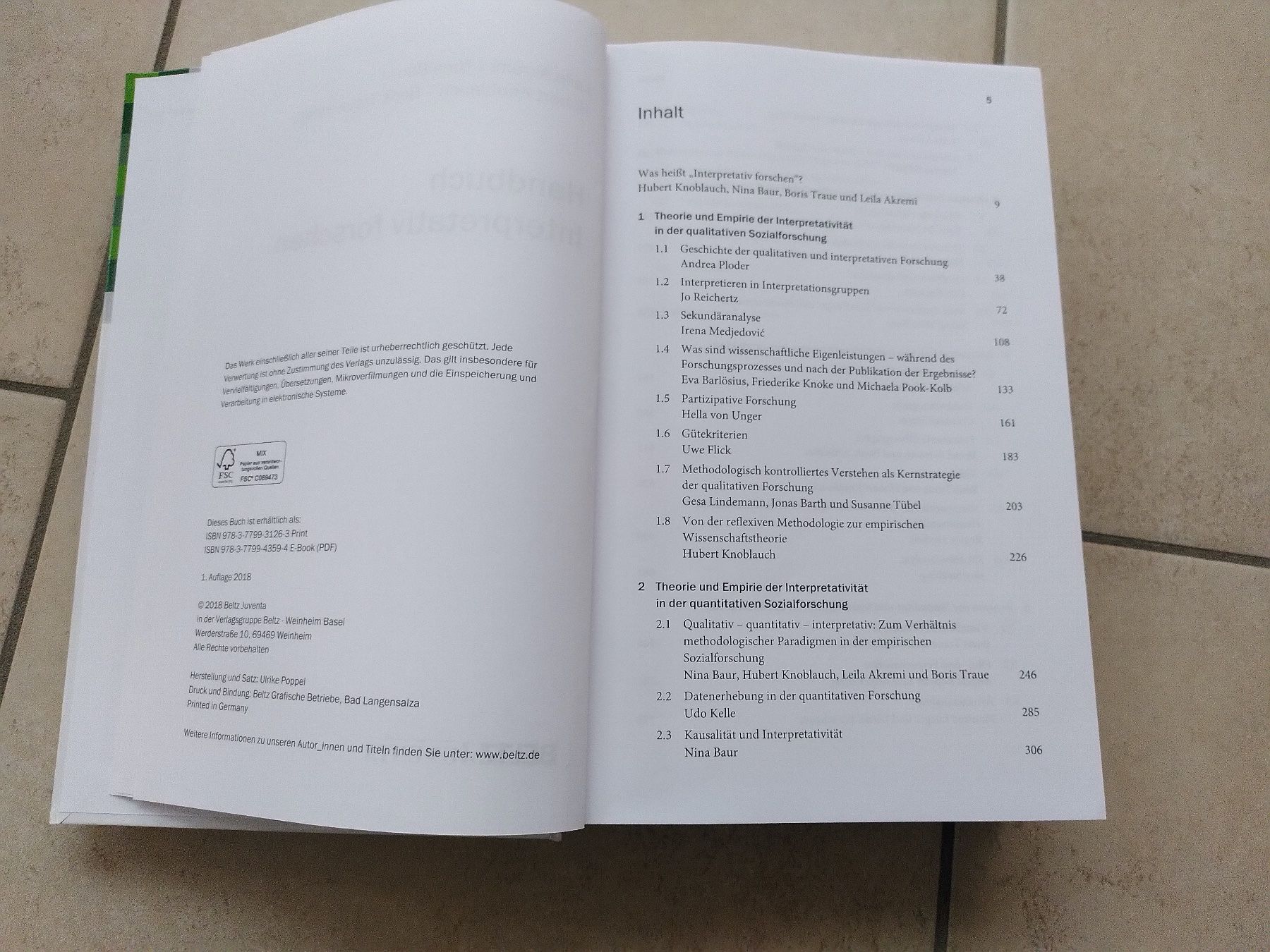 Libri: HANDBUCH INTERPRETATIV FORSCHEN – Usato da Brugg AG venduto da olamim 2