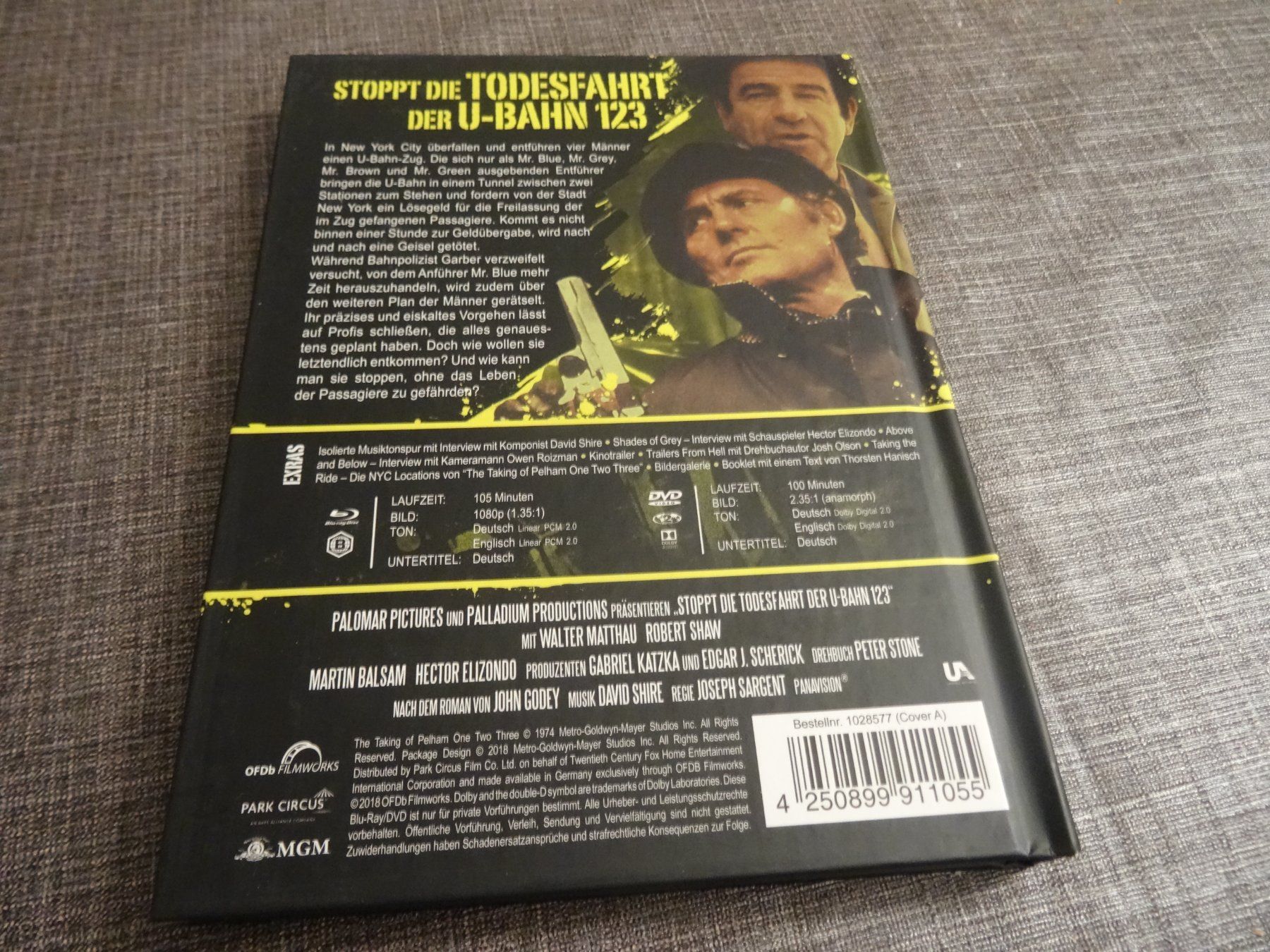 Tutti i DVDs: Stoppt die Todesfahrt der U-Bahn 123 MEDIABOOK – Usato da Olten venduto da Disc-Verkauf 3