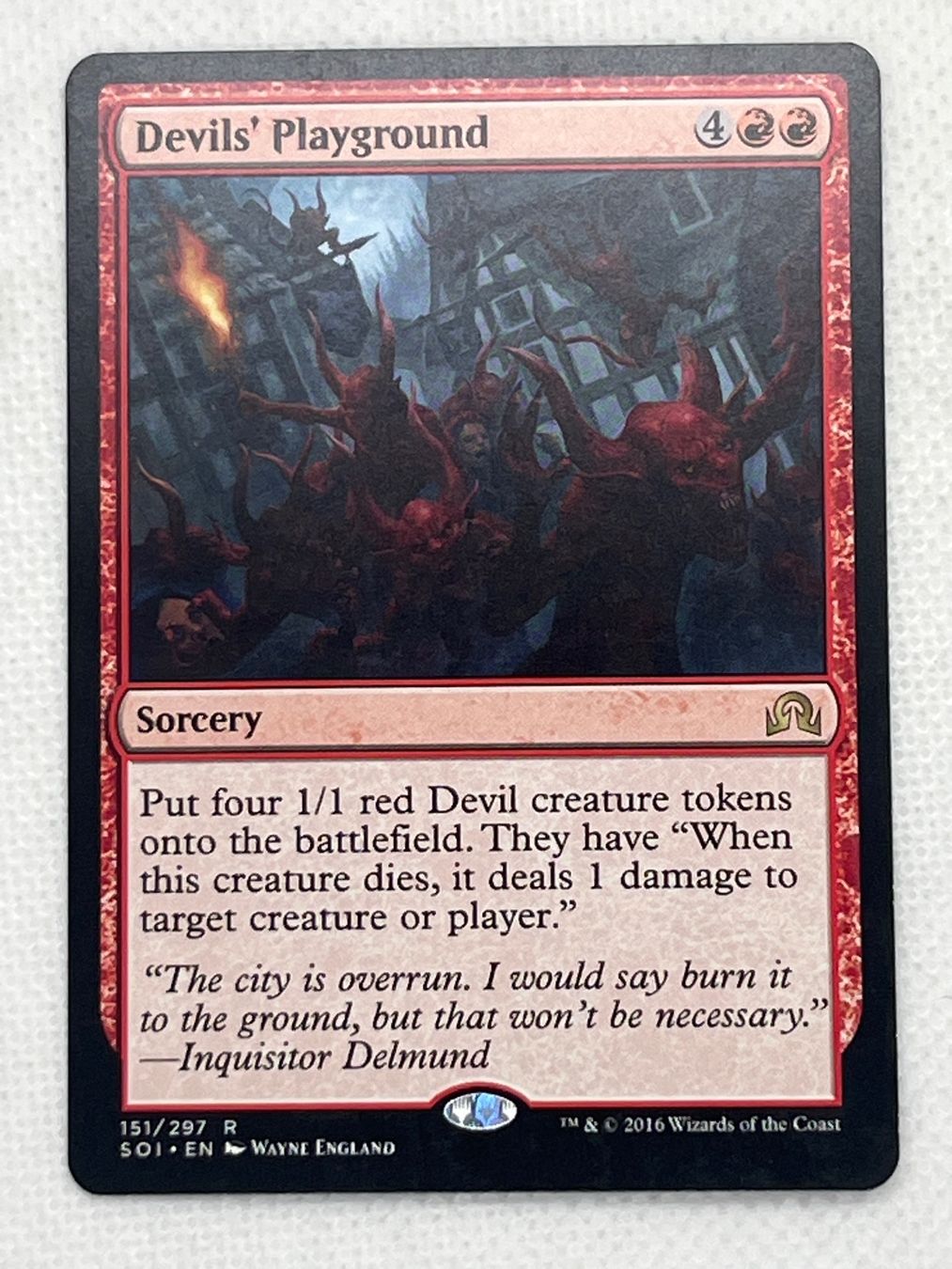 Magic The Gathering Carte collezionabili: Magic the Gathering: Devils' Playground, Rarität! – Usato da Hinterkappelen venduto da Kim1992