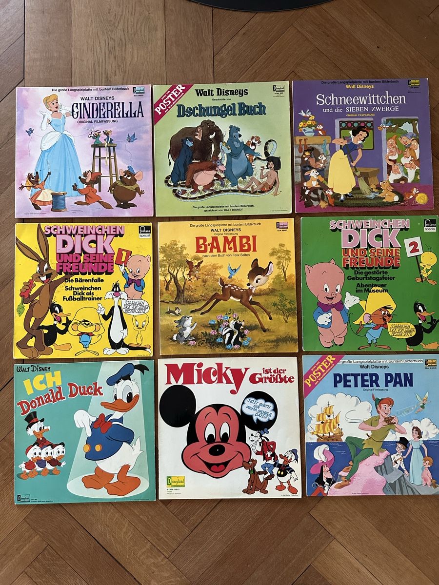 Schallplatten: Schallplatten-Sammlung Disney – Gebraucht aus Winterthur von Nic.Pr