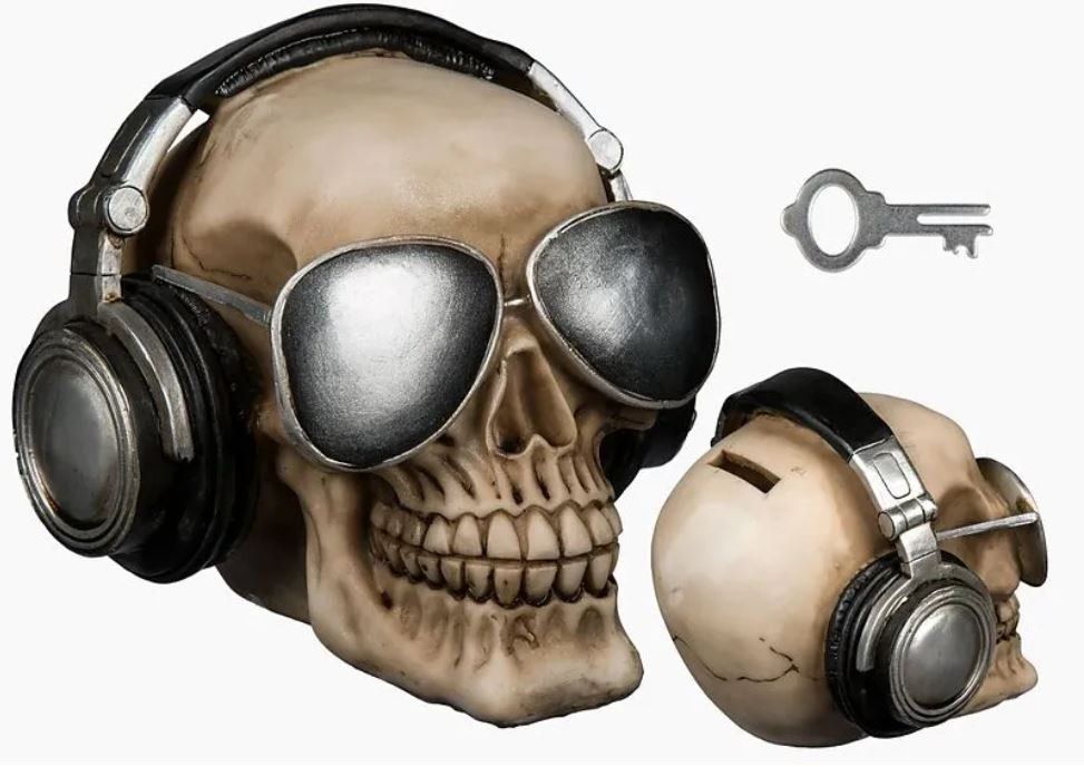 Spardosen: Spardose - Sparkasse Totenkopf – Neu und originalverpackt aus Zürich von Gadgets2020