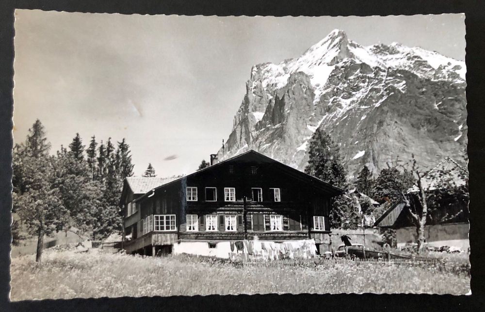 Grindelwald Chalet Fotokarte Kaufen auf Ricardo