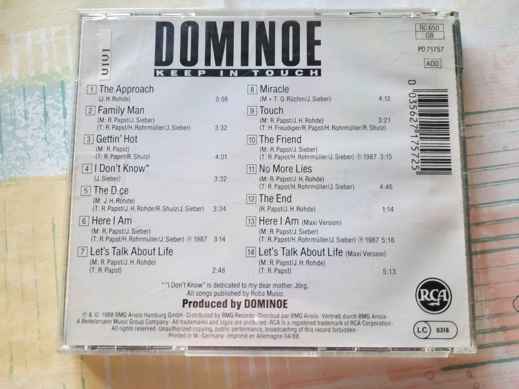 CD: Cd Dominoe - Keep in touch – Usato da Pully venduto da bro_n52j 1