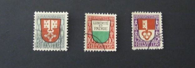 Tutti i francobolli: pro juventute, 1919, 1920 – Usato da Delemont venduto da toutdubon11