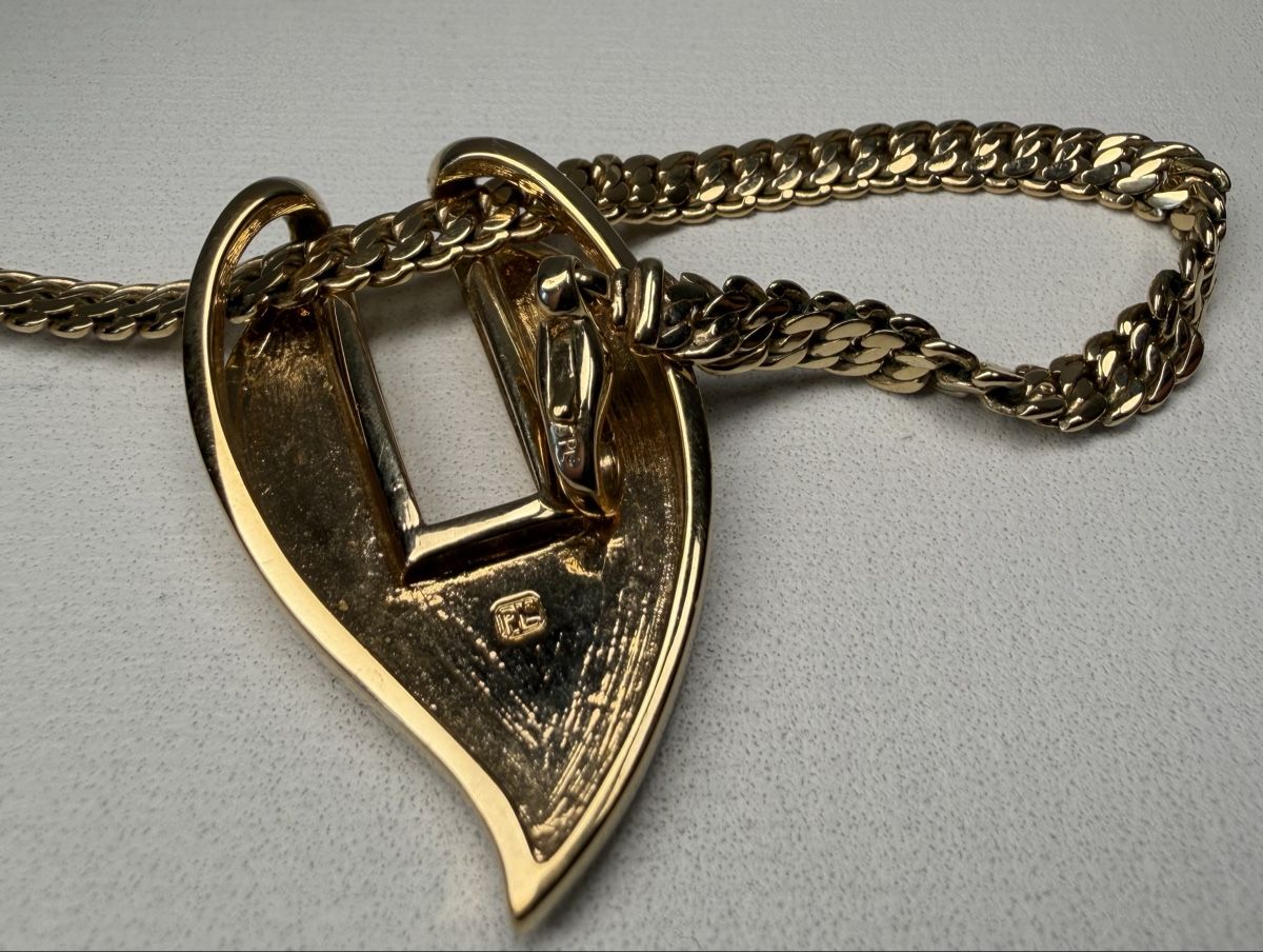 Pierre Lang Catenine: Pierre Lang Vintage Statement Collier Goldfarben – Usato da Rombach venduto da vir_2dsd 3