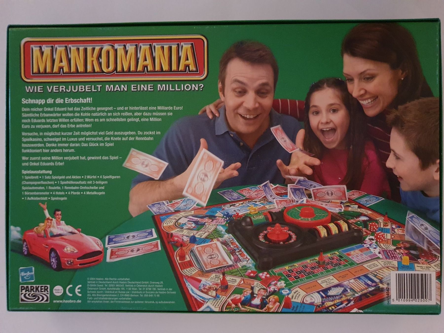 Parker Giochi: MANKOMANIA Parker / Brettspiel – Usato da Oberdorf BL venduto da BaldenEagle 2
